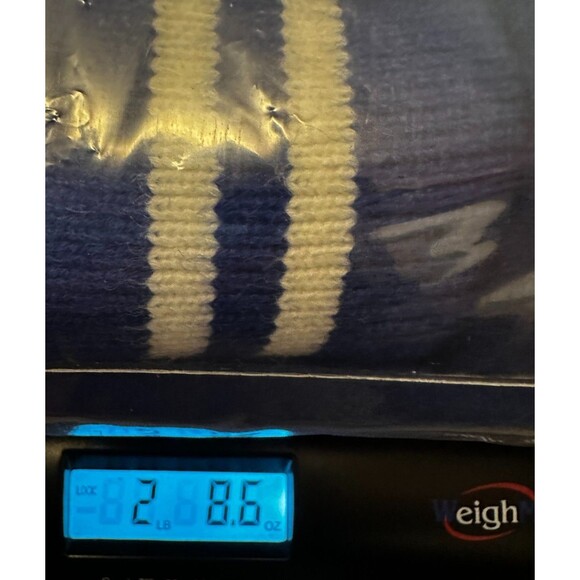 NWT HUDSON Mens Wool Varsity Bomber Jacket M Royal Blue Ivory Faux Leather $248 - Picture 13 of 13